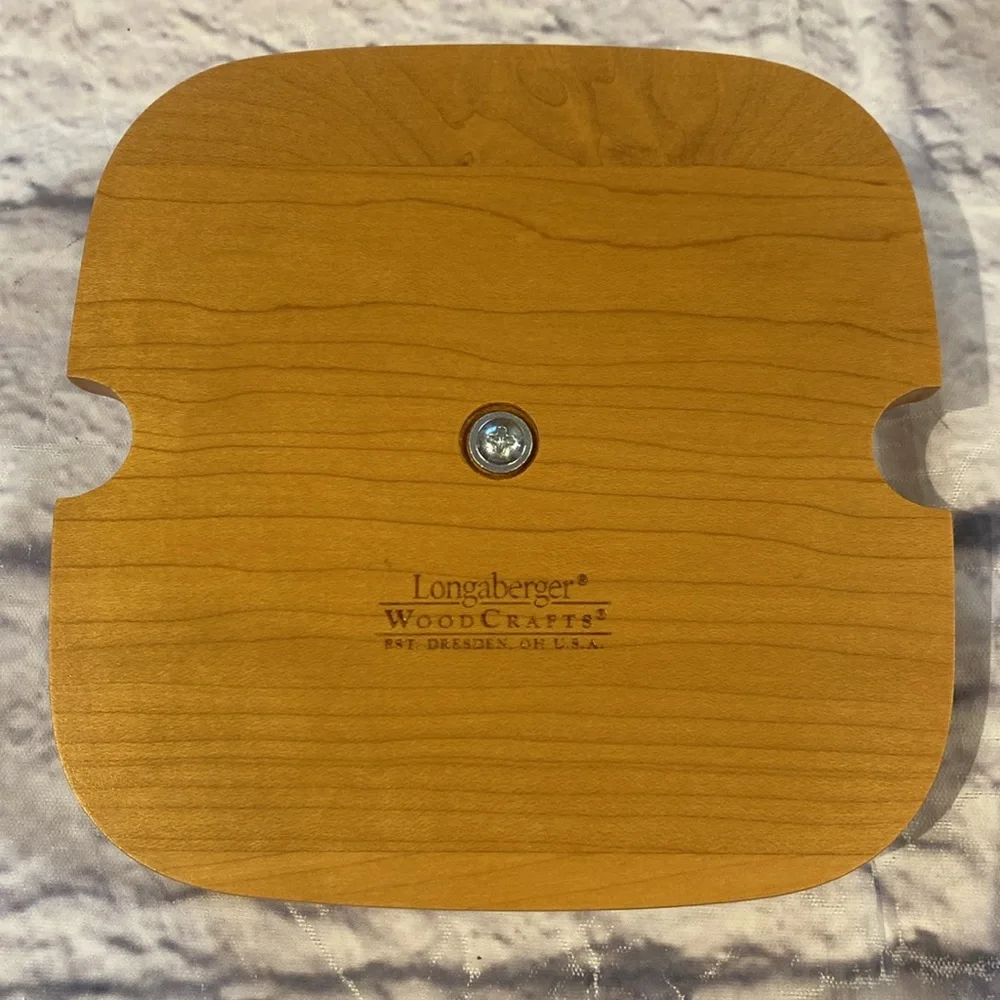 2002 Longaberger Tarragon Booking Basket (11830)